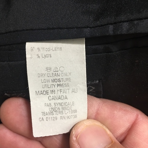 Lauren Ralph Lauren Wool Charcoal Blazer Size 42R - Picture 5 of 6